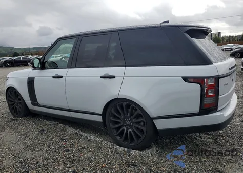 2017 Land Rover Range Rover Hse из США, поврежденный, VIN SALGS2FV0HA374162